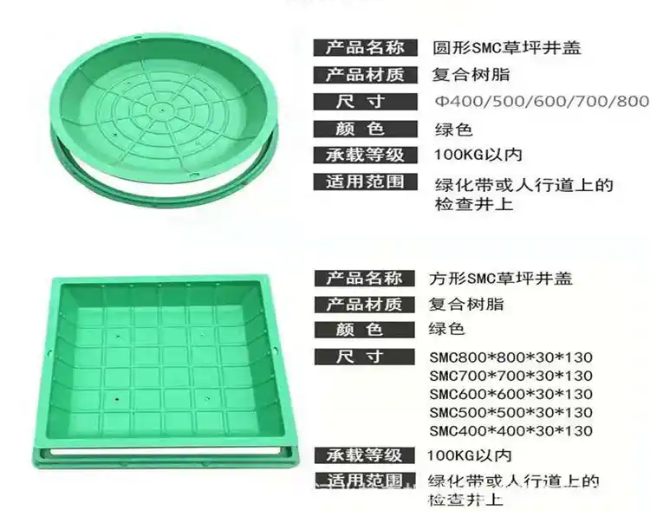 普陀树脂复合种植井盖展示